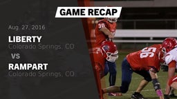 Recap: Liberty  vs. Rampart  2016