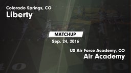 Matchup: Liberty  vs. Air Academy  2016