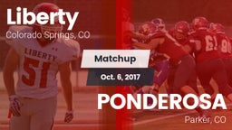 Matchup: Liberty  vs. PONDEROSA  2017