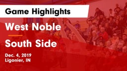 West Noble  vs South Side  Game Highlights - Dec. 4, 2019