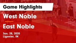 West Noble  vs East Noble  Game Highlights - Jan. 28, 2020
