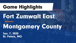 Fort Zumwalt East  vs Montgomery County  Game Highlights - Jan. 7, 2020
