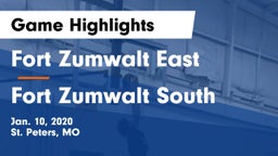 Fort Zumwalt East  vs Fort Zumwalt South Game Highlights - Jan. 10, 2020