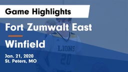 Fort Zumwalt East  vs Winfield  Game Highlights - Jan. 21, 2020