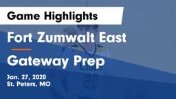 Fort Zumwalt East  vs Gateway Prep Game Highlights - Jan. 27, 2020