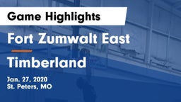 Fort Zumwalt East  vs Timberland  Game Highlights - Jan. 27, 2020