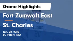 Fort Zumwalt East  vs St. Charles  Game Highlights - Jan. 28, 2020