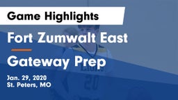 Fort Zumwalt East  vs Gateway Prep Game Highlights - Jan. 29, 2020