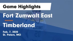 Fort Zumwalt East  vs Timberland  Game Highlights - Feb. 7, 2020