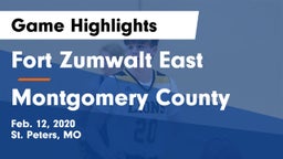 Fort Zumwalt East  vs Montgomery County  Game Highlights - Feb. 12, 2020