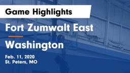 Fort Zumwalt East  vs Washington  Game Highlights - Feb. 11, 2020