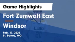 Fort Zumwalt East  vs Windsor  Game Highlights - Feb. 17, 2020