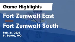 Fort Zumwalt East  vs Fort Zumwalt South  Game Highlights - Feb. 21, 2020