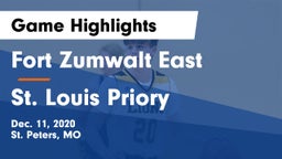 Fort Zumwalt East  vs St. Louis Priory  Game Highlights - Dec. 11, 2020