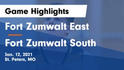 Fort Zumwalt East  vs Fort Zumwalt South  Game Highlights - Jan. 12, 2021
