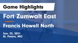 Fort Zumwalt East  vs Francis Howell North  Game Highlights - Jan. 23, 2021