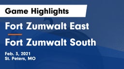 Fort Zumwalt East  vs Fort Zumwalt South  Game Highlights - Feb. 3, 2021