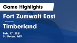 Fort Zumwalt East  vs Timberland  Game Highlights - Feb. 17, 2021