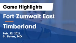 Fort Zumwalt East  vs Timberland  Game Highlights - Feb. 23, 2021