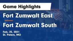 Fort Zumwalt East  vs Fort Zumwalt South  Game Highlights - Feb. 25, 2021
