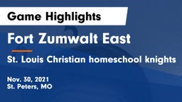Fort Zumwalt East  vs St. Louis Christian homeschool knights Game Highlights - Nov. 30, 2021