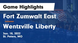 Fort Zumwalt East  vs Wentzville Liberty  Game Highlights - Jan. 18, 2022