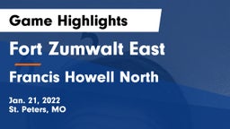 Fort Zumwalt East  vs Francis Howell North  Game Highlights - Jan. 21, 2022