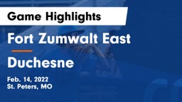 Fort Zumwalt East  vs Duchesne  Game Highlights - Feb. 14, 2022