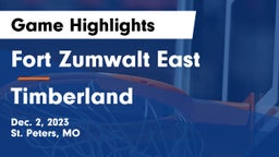 Fort Zumwalt East  vs Timberland  Game Highlights - Dec. 2, 2023