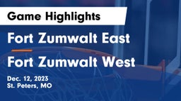 Fort Zumwalt East  vs Fort Zumwalt West  Game Highlights - Dec. 12, 2023