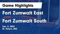 Fort Zumwalt East  vs Fort Zumwalt South  Game Highlights - Jan. 5, 2024