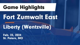 Fort Zumwalt East  vs Liberty (Wentzville)  Game Highlights - Feb. 23, 2024