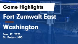 Fort Zumwalt East  vs Washington  Game Highlights - Jan. 12, 2023