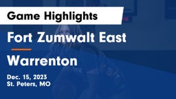 Fort Zumwalt East  vs Warrenton  Game Highlights - Dec. 15, 2023