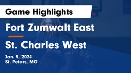Fort Zumwalt East  vs St. Charles West  Game Highlights - Jan. 5, 2024