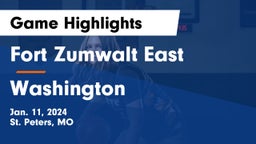 Fort Zumwalt East  vs Washington  Game Highlights - Jan. 11, 2024