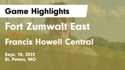 Fort Zumwalt East  vs Francis Howell Central  Game Highlights - Sept. 10, 2022