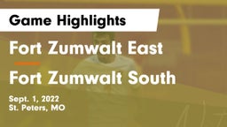 Fort Zumwalt East  vs Fort Zumwalt South Game Highlights - Sept. 1, 2022