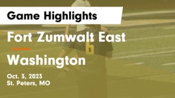 Fort Zumwalt East  vs Washington  Game Highlights - Oct. 3, 2023