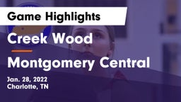 Creek Wood  vs Montgomery Central  Game Highlights - Jan. 28, 2022