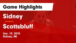 Sidney  vs Scottsbluff  Game Highlights - Jan. 19, 2018