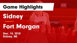 Sidney  vs Fort Morgan  Game Highlights - Dec. 14, 2018