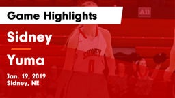 Sidney  vs Yuma Game Highlights - Jan. 19, 2019