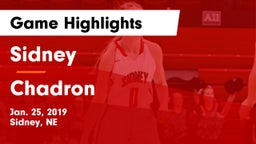Sidney  vs Chadron  Game Highlights - Jan. 25, 2019