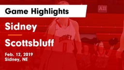 Sidney  vs Scottsbluff  Game Highlights - Feb. 12, 2019