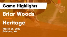 Briar Woods  vs Heritage  Game Highlights - March 25, 2022