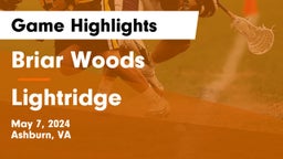 Briar Woods  vs Lightridge  Game Highlights - May 7, 2024