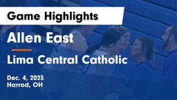 Allen East  vs Lima Central Catholic  Game Highlights - Dec. 4, 2023