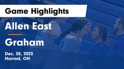 Allen East  vs Graham  Game Highlights - Dec. 30, 2023