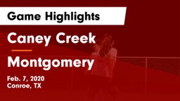 Caney Creek  vs Montgomery  Game Highlights - Feb. 7, 2020